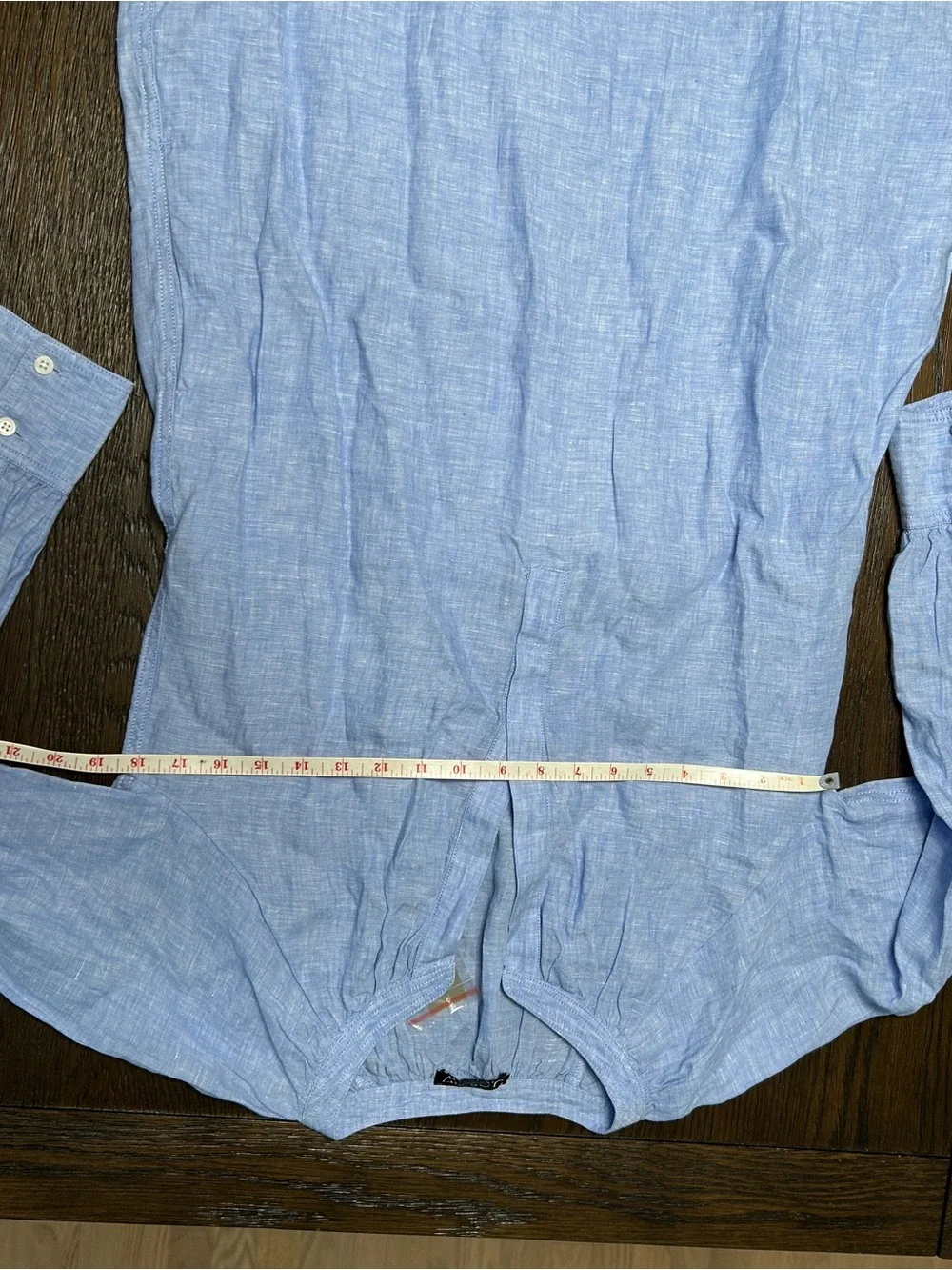 J. Crew Blue Cabana Dress in Linen with Side Slit